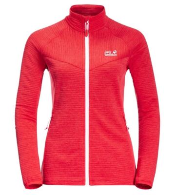 Jack Wolfskin women's fleece jacket active Tongari fleece jacket size M red New