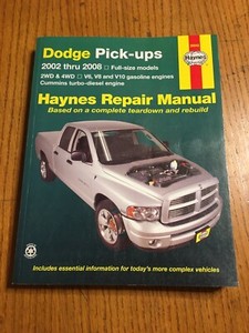 Dodge Ram Truck Pick-up 2002-2008 Shop Service Repair Manual Wiring Diagrams 4X4