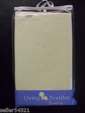  NEW Living Textiles - Baboo Collection Fitted Sheet - Grn/Wht 27x52x8