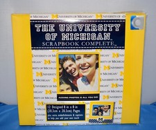 University of Michigan Wolverines NCAA 8  x8  Complete Photo Scrapbook  NEW  G2