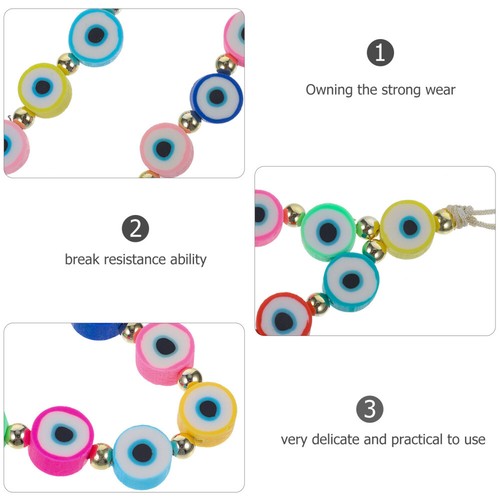 -lost Chain Miss Evil Eyes Beads Lanyard Wrist for - Zdjęcie 12 z 12