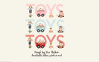 Toy Box Stickers farm yard animal tractor  theme stick on letters 7.62 cm high