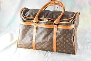 Vintage LOUIS VUITTON Monogram Large Shoe Bag Suitcase 21&quot; x 14&quot; x 9.5&quot; - A733 | eBay