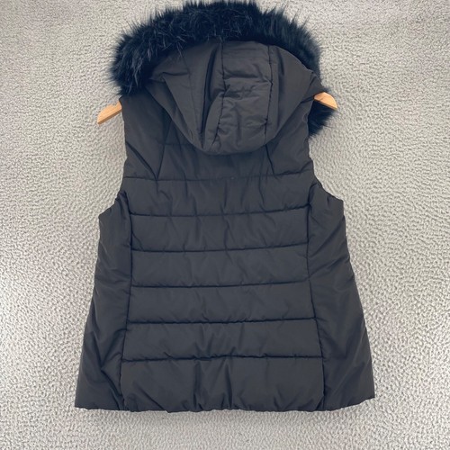 Calvin Klein Jacket Womens Extra Large Black Performance Vest Parka Hood Puffer - Picture 3 of 11