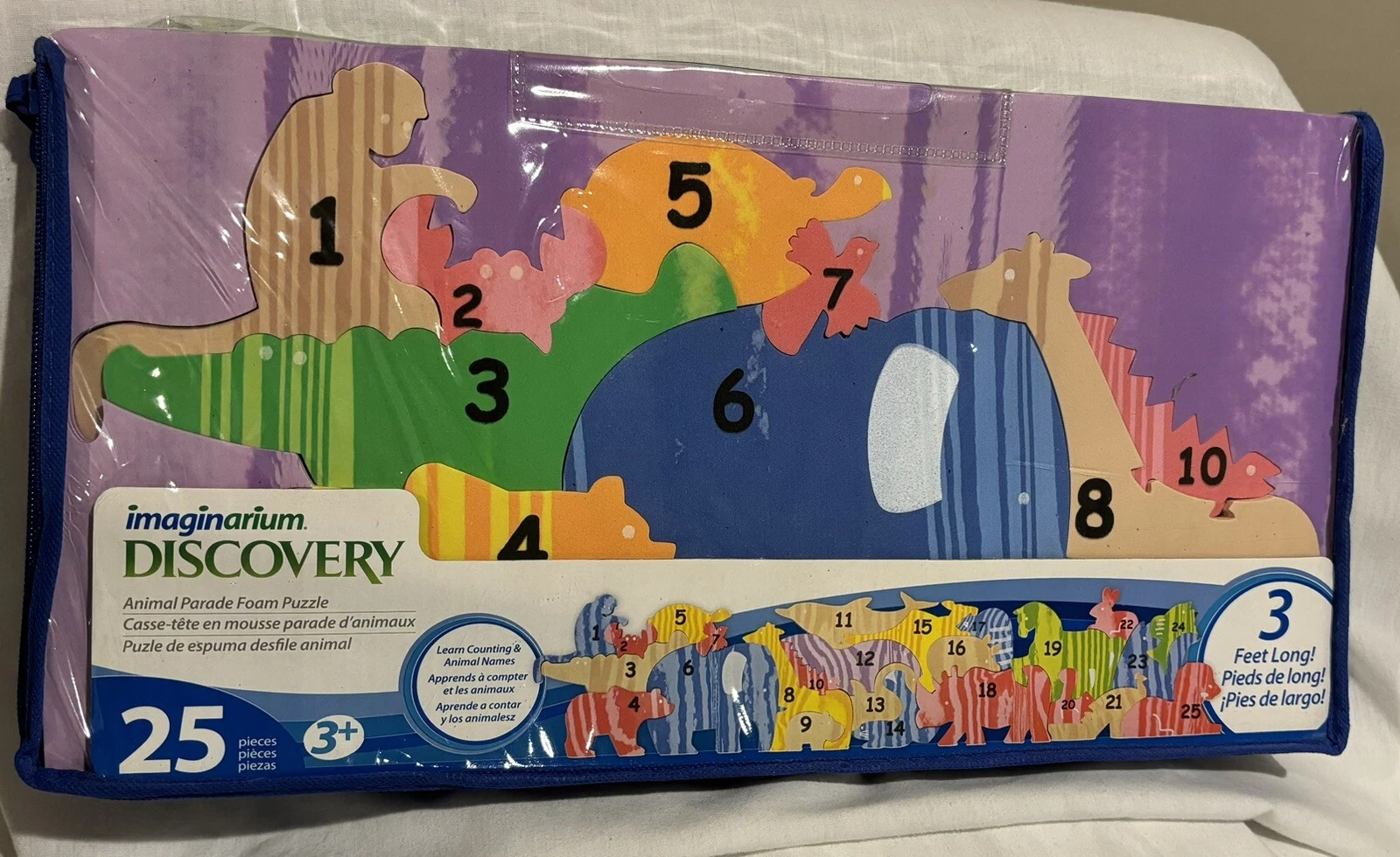 Imaginarium Discovery Animal Parade Numbers Foam Puzzle 25pcs Child Toddler 3+