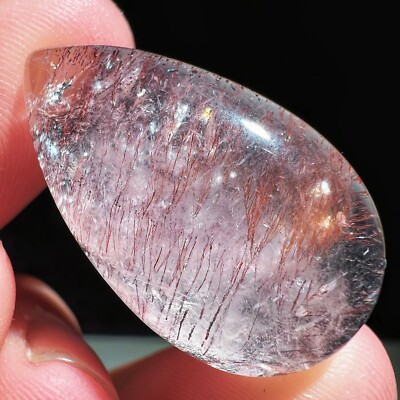 29.5ct Rare NATURAL Clear super7 Crystal Polished