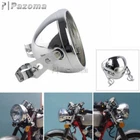Chrome Motorcycle 7 Inch LED Headlight Housing For Harley Bobber 7'' Bulb Bucket