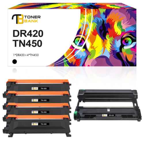 TN450 Toner DR420 Drum Compatible with Brother HL-2270DW HL2240 2280DW 7360N Lot - Picture 26 of 27