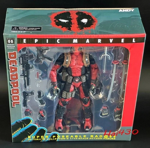 NECA Marvel X-Men Deadpool Ultimate Collector's 8" Action Figure Model Toy Box - Picture 4 of 16