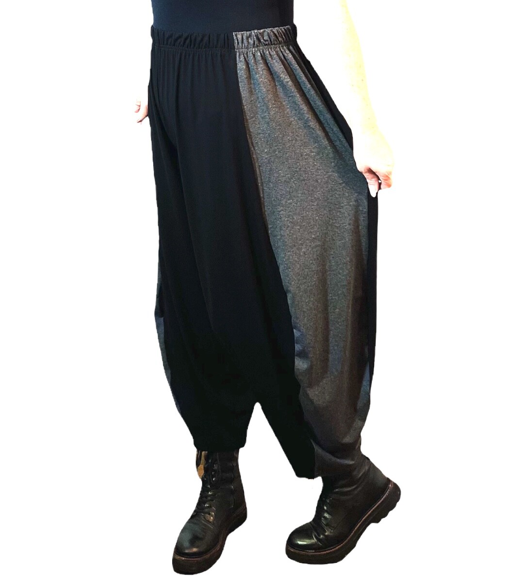 パンツ 3 LAYER BALLOON PANTS size XL Layered Corners Balloon Pants Black & Grey 44,46,48,50,52 XL