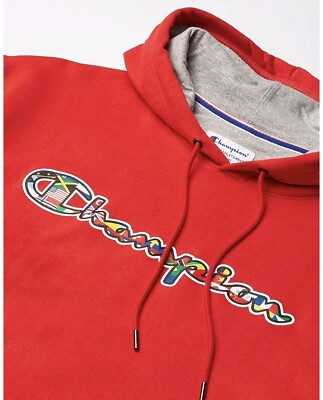 Champion Men's Flags Of The World Powerblend Fleece Pullover Hoodie Small  NWT | eBay