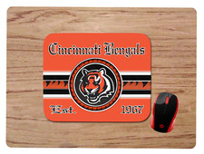 CINCINNATI BENGALS DESIGN MOUSEPAD MOUSE PAD HOME OFFICE GIFT NFL DESIGN 2