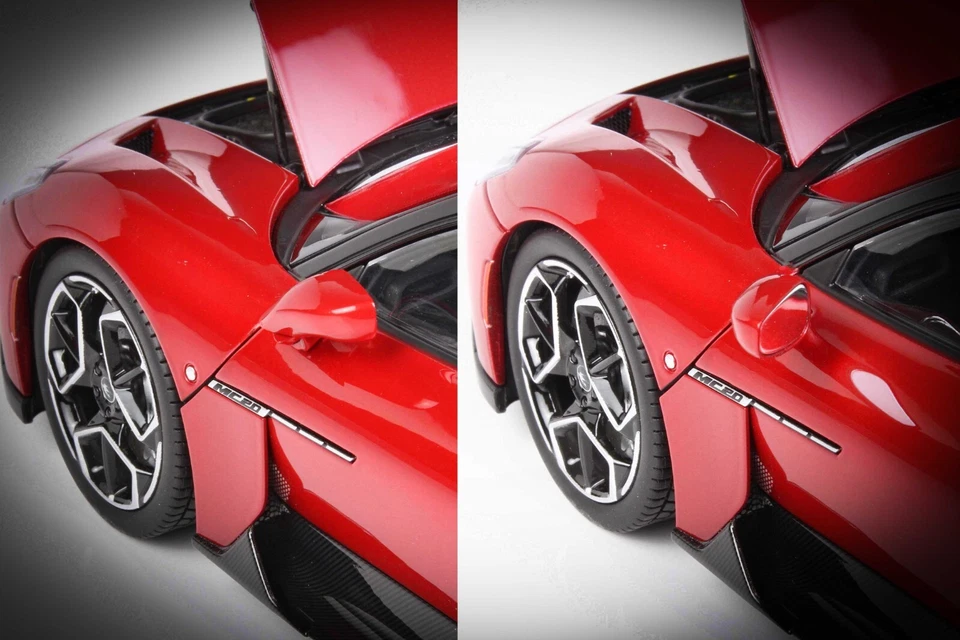 HE180051C 1/18 scale - BBR Maserati MC20 Rosso Vincente DIE-CAST - Immagine 4 di 4