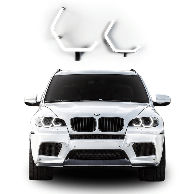 BMW X5 E70 (2007 2013) ICONIC LIGHTS KIT + NEW HEADLIGHT LENS COVERS