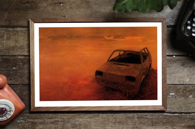 Stranded by Zdzisław Beksiński A3 Matte Art Print. Classic Gothic Horror Hell