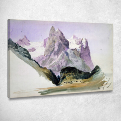 Brunigs Wellhorn Und Wetterhorn Auf Der Rückseite John Singer Sargent, jss370 Bild Sta