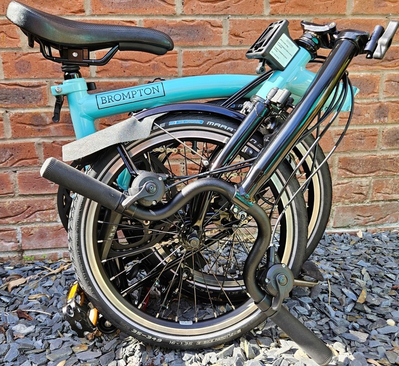 Brompton C Line Explore M6L Black Edition Turkish Green Excellent