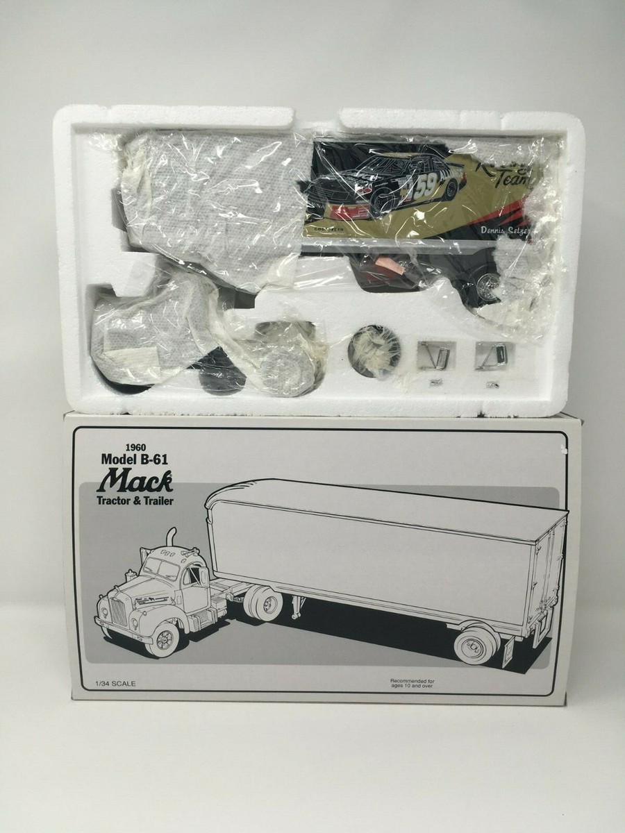 【たかさん】 1960 Model B-61 Mack Cup Cakes First Gear 1960 Mack B-61 Tractor & Trailer Alliance Racing