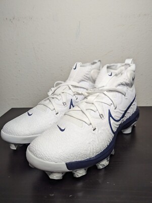 Nike Alpha Huarache NXT MCS White Navy  DJ6519-102 Baseball Cleat Size 11