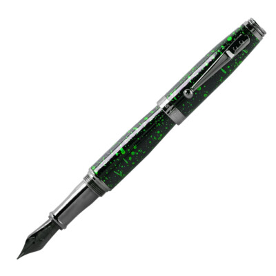 Monteverde Invincia Vega Fountain Pen in Starlight Green - Omniflex Nib - NEW