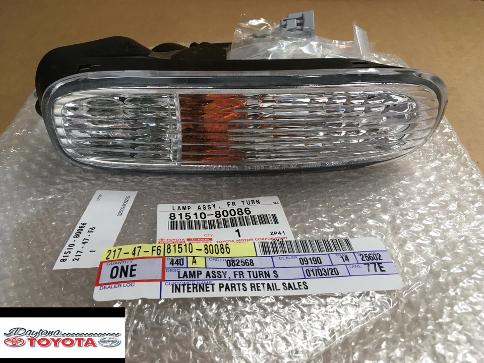 OEM TOYOTA SUPRA LUCES INTERMITENTES (PAR) CON BOMBILLAS SE ADAPTA 1997-1998 Foto 2 de 2