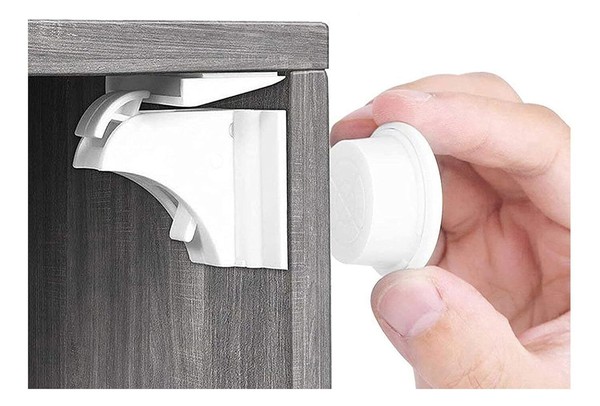 Babysicherheit Magnetisches Schrankschloss 20 SchlöSser Mit 3 SchlüSsel-image