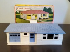 Vintage Bachmann Plasticville Ranch House O Guage 1603 100 w/ Original Box