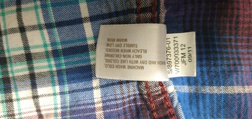 Old Navy Vintage Flannel Mens Long Sleeve Snap Down Button Shirt Size XL - Picture 6 of 10