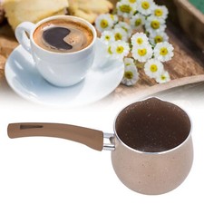 Single Handle Coffee Warmer Boiling Pot Mini Milk Pan Aluminum Alloy Non Stick