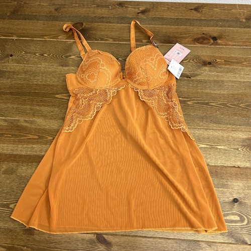 Juicy Couture Orange Small Babydoll Nightie NWT New with Tags Retail $48 - 第 7/7 張圖片