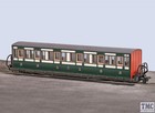 GR 621A PECO OO 9 Narrow Gauge FR Long Bowsider Bogie Coach