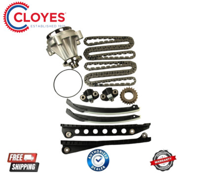 Engine Timing Chain Kit with Water Pump Cloyes Gear & Product 9-0391SBWP