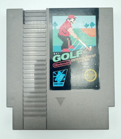 Golf (Nintendo, 1985) w/ Manual, Box & Sleeve 5-Screw (Damaged Box) Free Shippin