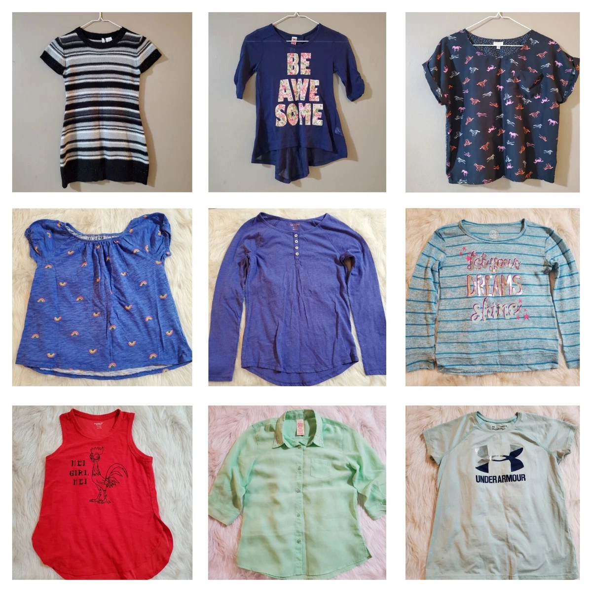 Girls under on sale armour shirts