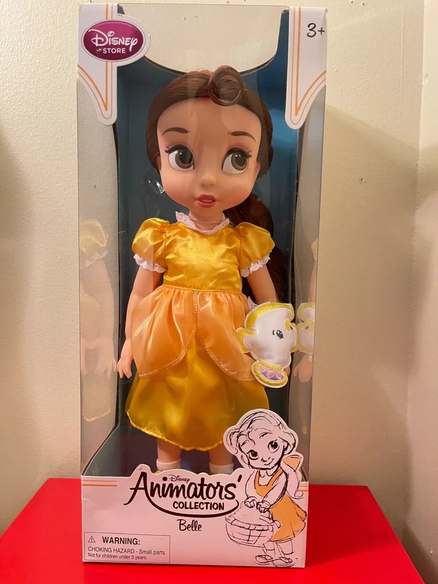 Disney Store Animator Collection: Belle w/ Yellow Dress 16” Doll (Unopened)