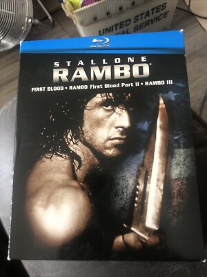 Rambo Trilogy (Blu-Ray Disc, 2008, 3-Disc Set) First Blood, Part II, Rambo III