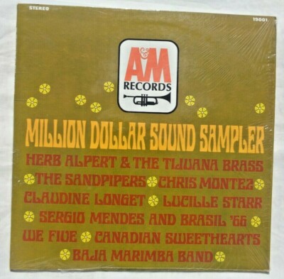 Million Dollar Sound Sampler 1967 A&M Records SP-19001 Pitman 1-D/1-B Press VG++