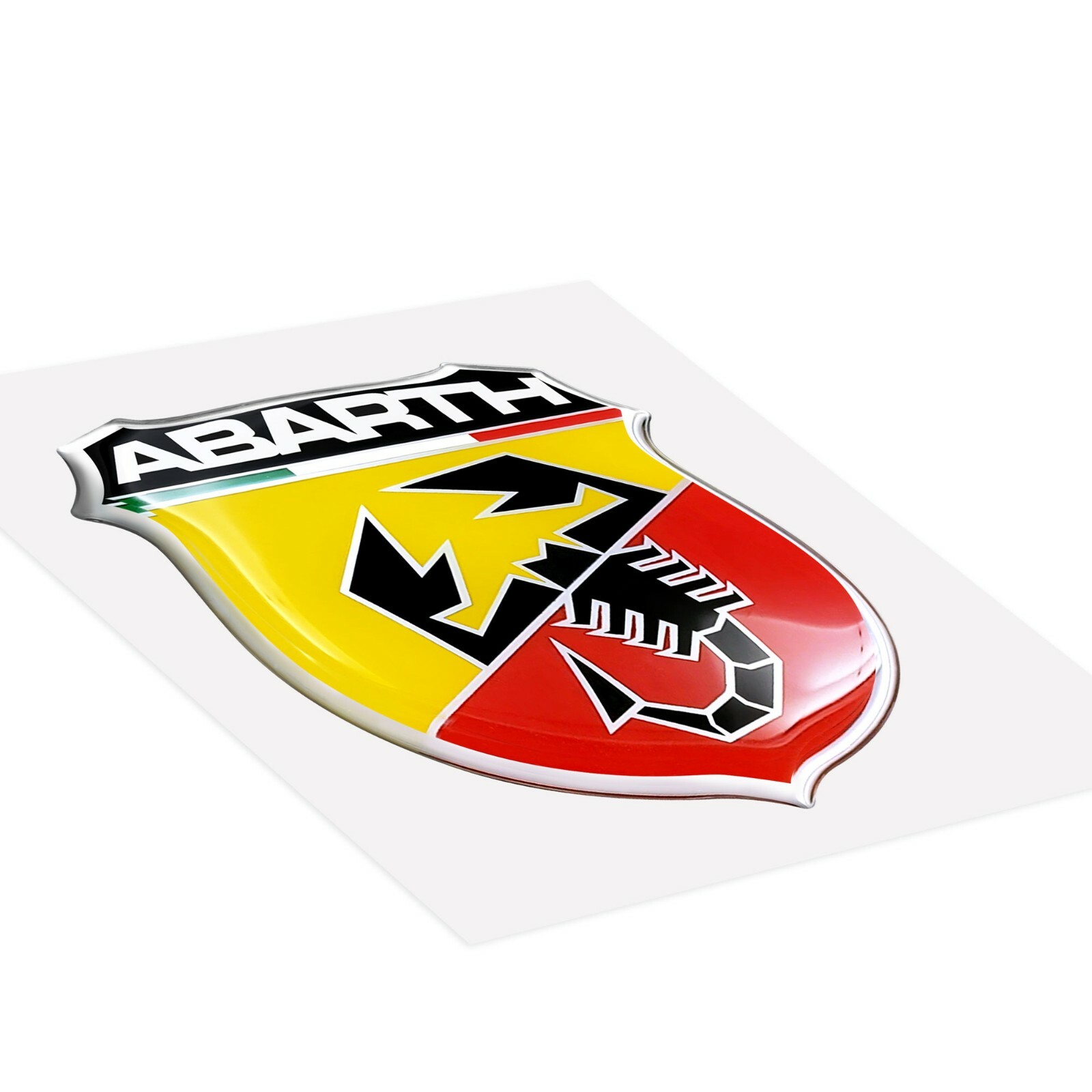 Abarth 3D-stickers wapen Schorpioen 50 mm