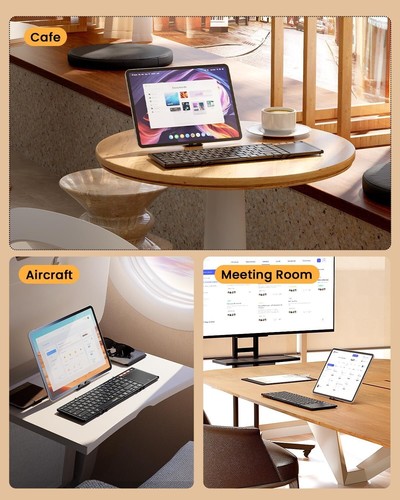 Teclado Plegable ProtoArc con Panel Táctil, XK01 TP, Bluetooth iPad Tablet Trackpad - Imagen 6 de 15