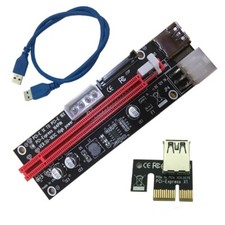PCI-E 1x to 16x Powered USB3.0 GPU Riser Extender Adapter Card