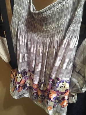Sophie Max  sz mshorty flirty multi color skirt new with tags fully lined