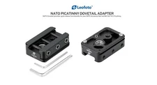 【Leofoto USA】Leofoto GS-1 Nato Picatinny Dovetail Arca-Swiss Mount Adapter