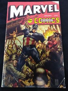 Marvel Comics #1000 Mark Brooks Variant 1940s Classic Mystery Comics Cover NM