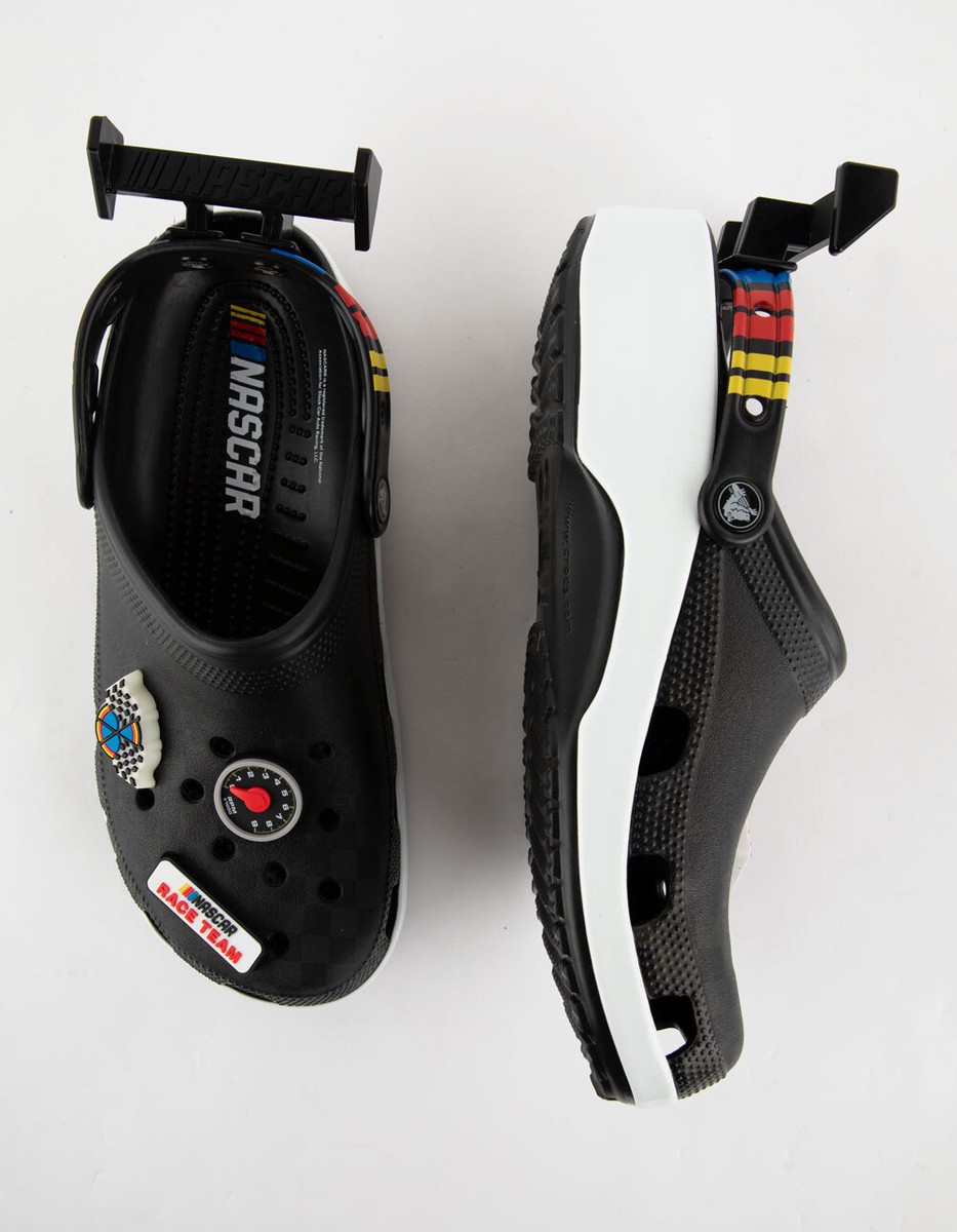 NASCAR × Crocs Classic Clog 2024 Black All Sizes Men display picture 2