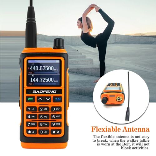 Baofeng BF-17H VHF UHF Tri-Band Ham Radioamatore con frequenza di copia wireless - Foto 4 di 11