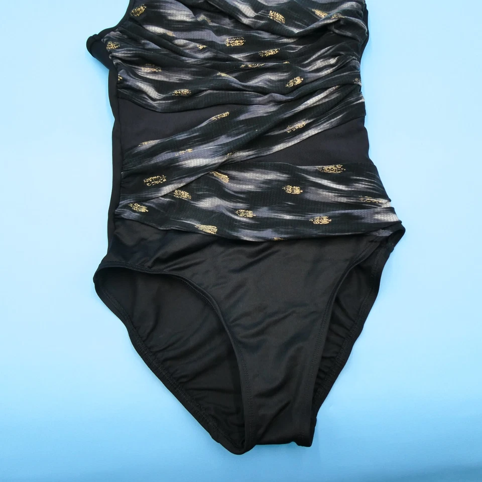 Traje de baño Miraclesuit talla 6 Jena control de barriga adelgazante malla moldeadora de una pieza Foto 2 de 4