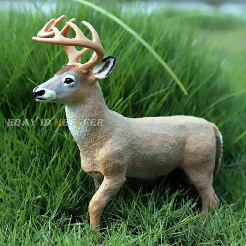 Elch Rentier Hirsch Rehkitz Okapi Figur Tier Sammler Spielzeug Modell Deko Kinder Geschenk - Bild 4 von 39