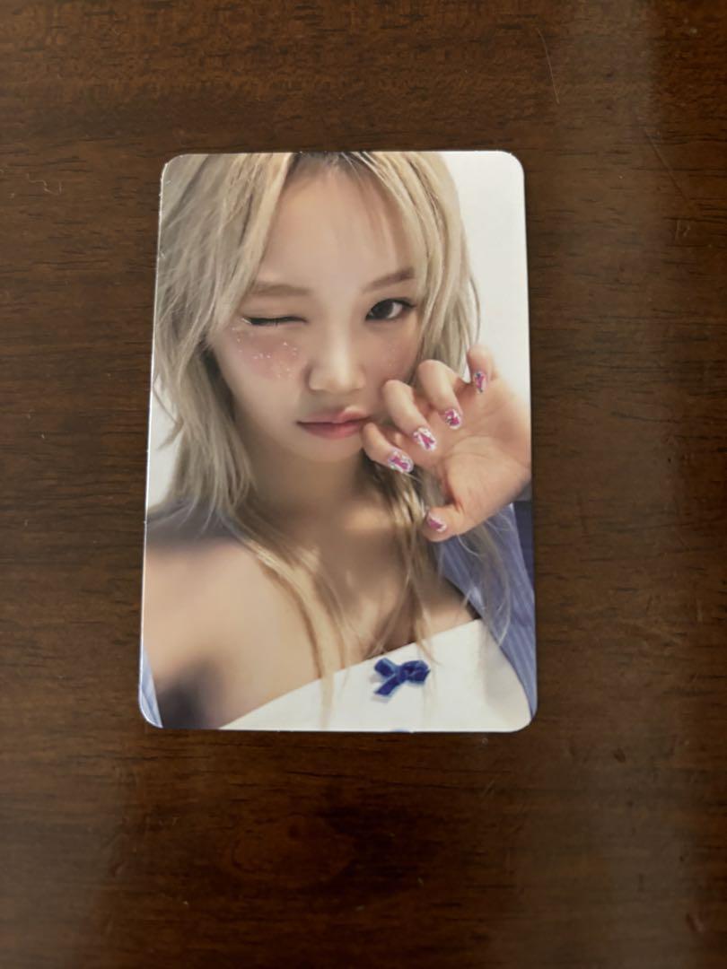 Chaewon Official Photocard Le Sserafim 4th Mini Album Crazy