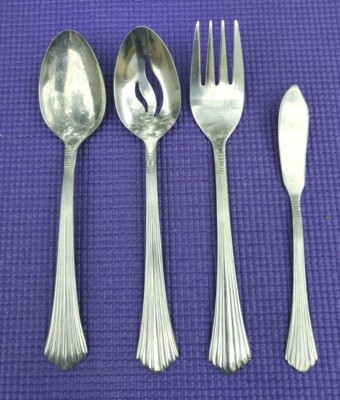 Farberware Stainless Flatware HERON 4 SERVING PIECES