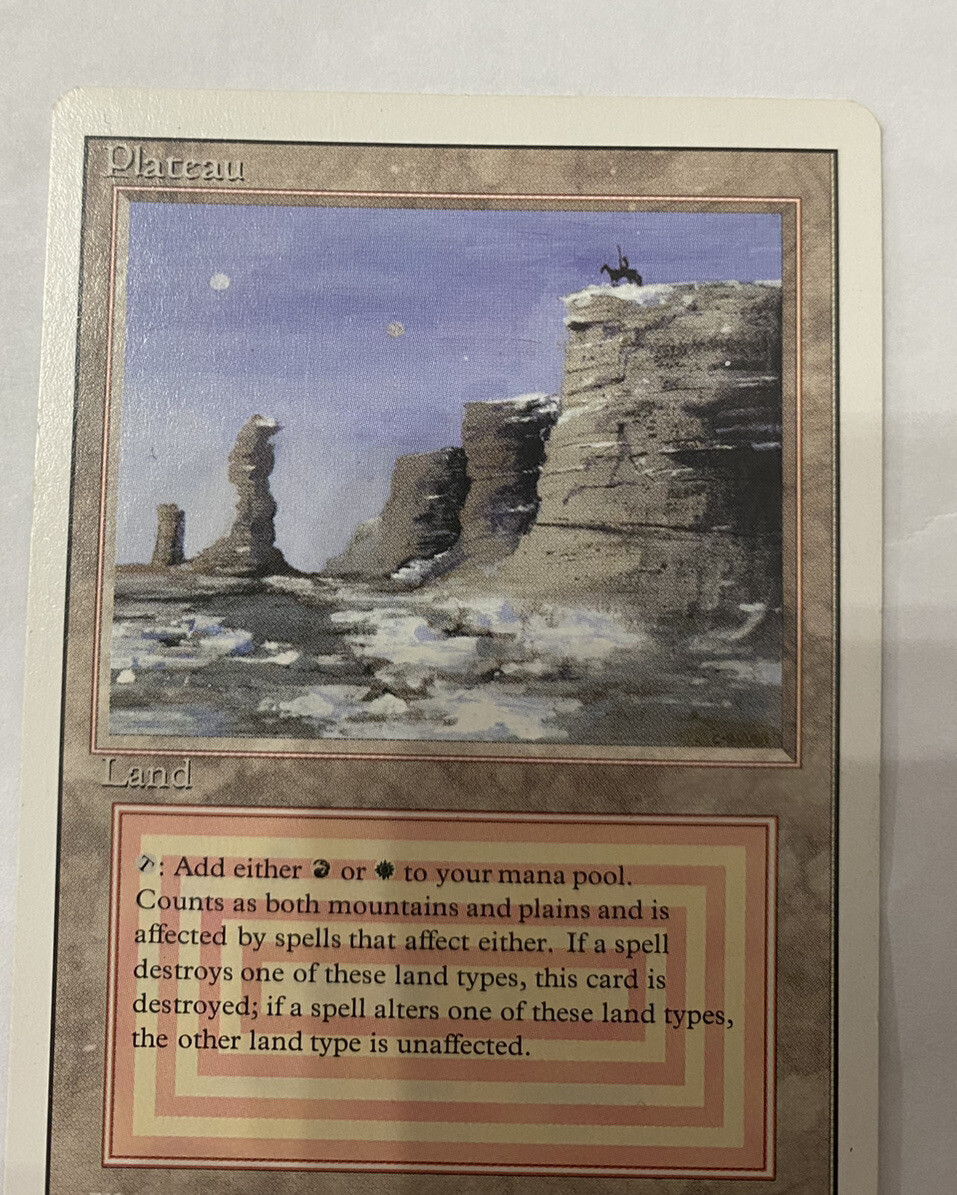 Plateau revised/3ed EN デュアルランド MTG Plateau (Plateau) · Revised Edition (3ED) #284 · Scryfall